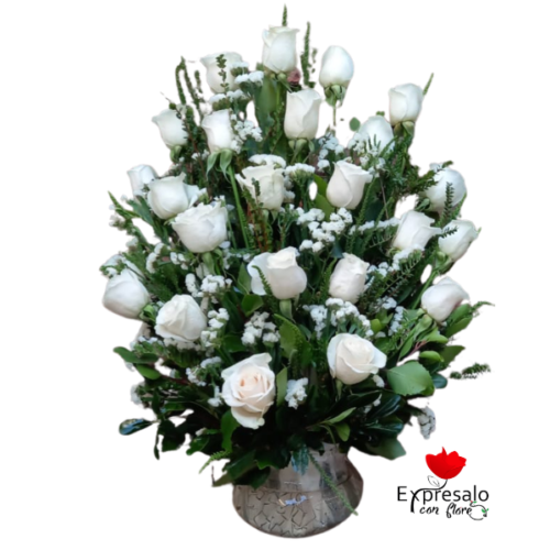 Arreglo Fúnebre en Florero