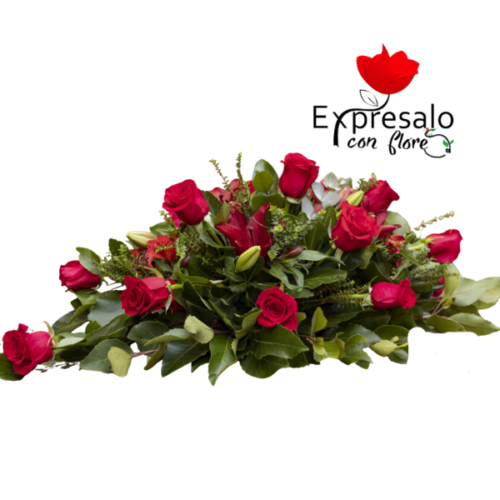 Cubre Urna Con Rosas y Lilium