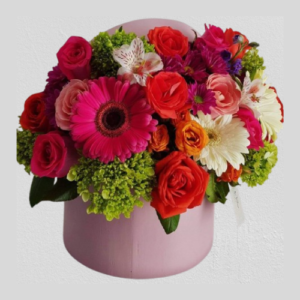 Box mix de flores variadas.