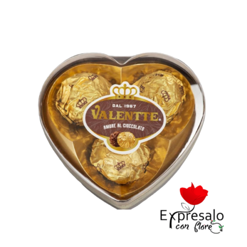 Chocolate Valentte de 3 Unidades