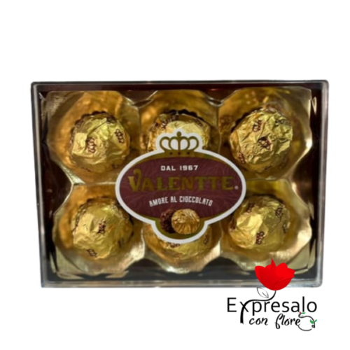 Bombones Valentte de 6 unidades