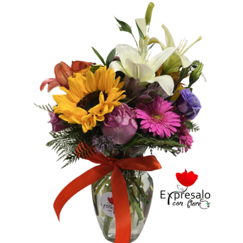 Flores Primaverales en Florero