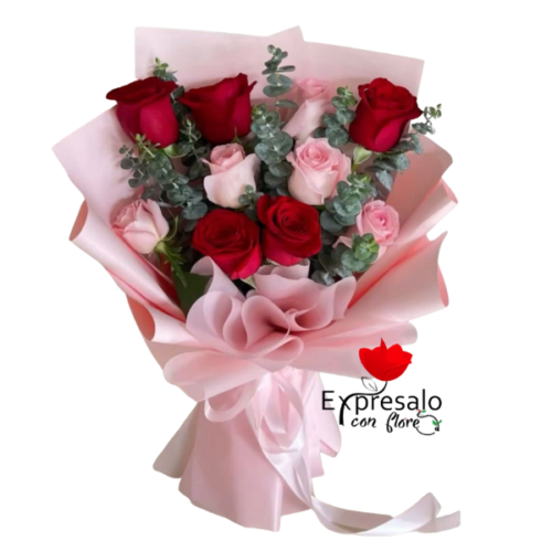 Ramo en Rosas Bicolor