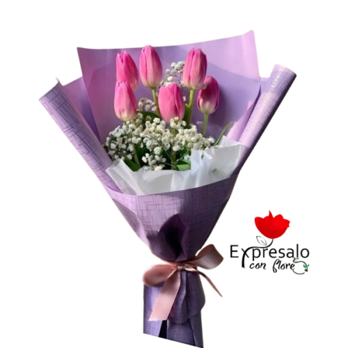 Ramo de 5 Tulipanes