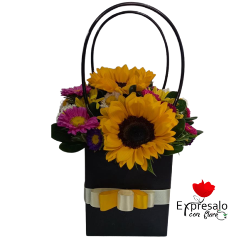 Cartera Con Girasoles Primaverales