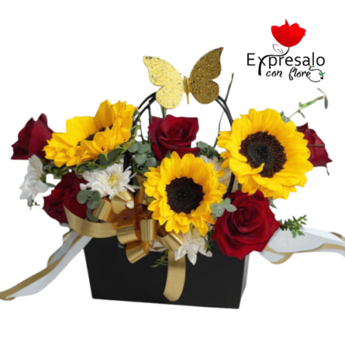 Cartera de Maravillas y Rosas Rojas