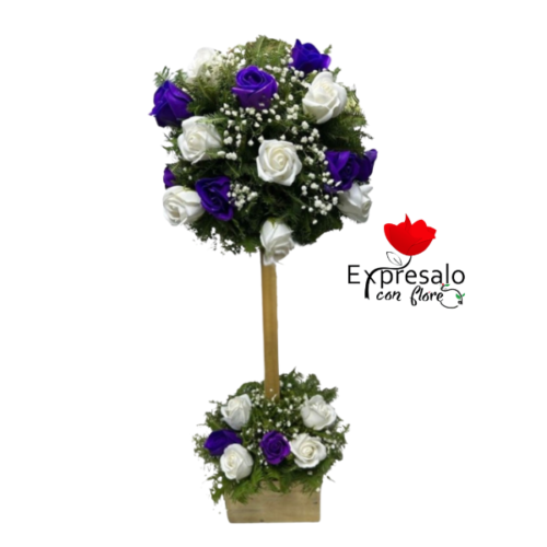 Arreglo de Condolencias Azul