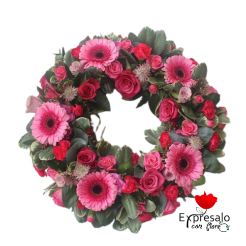 Corona Mediana en Gerberas