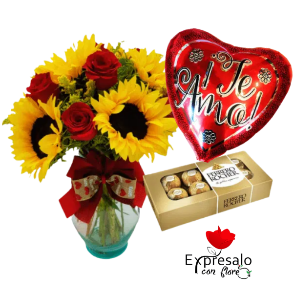 Pack Florero y Chocolate