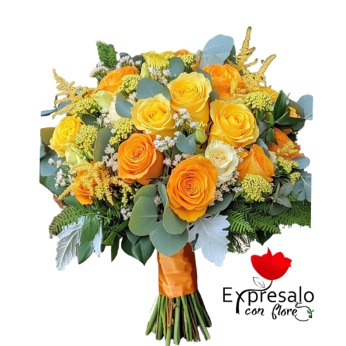 Bouquet de Novia Naranjo