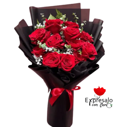 Ramo Con 11 Rosas Rojas