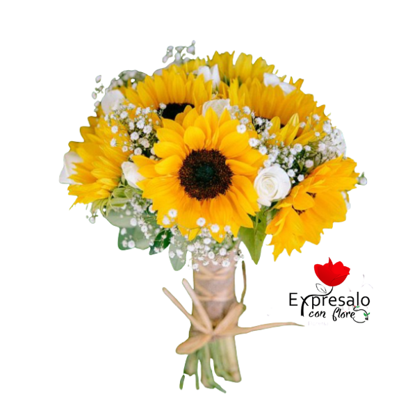 Ramo de Novia en Girasoles
