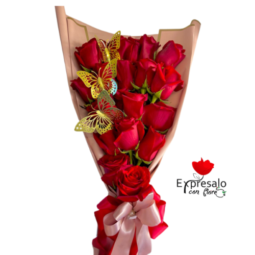 Ramo Extendido de 20 Rosas