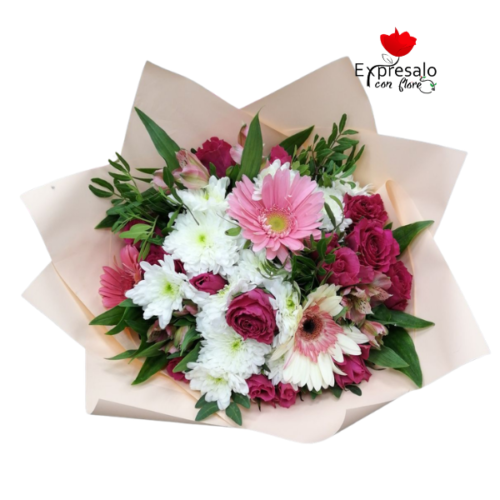 Ramo Surtido en Tonos Rosados