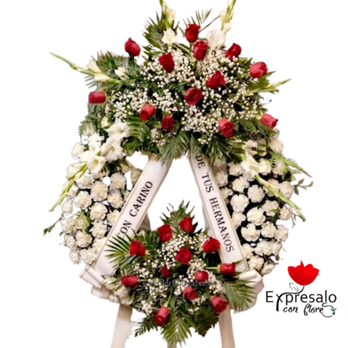 Corona Especial con Rosas Rojas