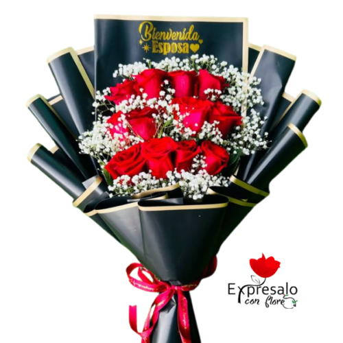 Ramo en Rosas Rojas