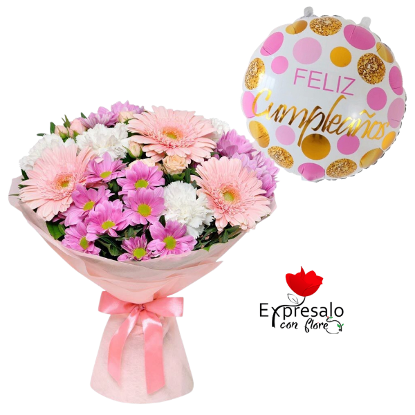 Ramo primaveral + Globo