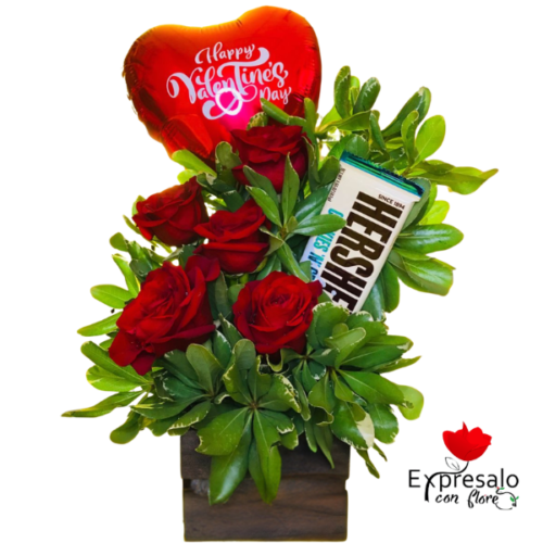 Box Rosas y Chocolate