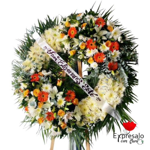 Corona Primaveral Naranja